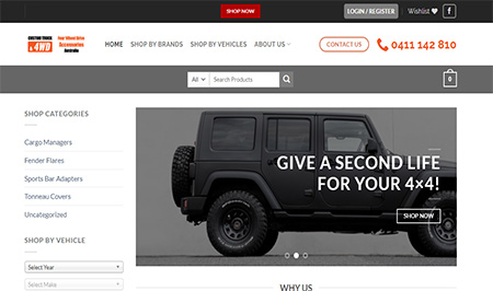 Custom Truck, Website