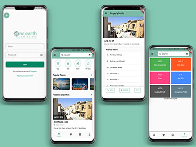 One Earth Properties, Flutter app